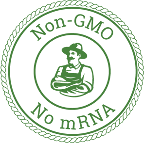 Non-GMO, No mRNA